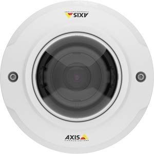 axis M3046-V 1.8MM Network Camera, Mini-Dome, Indoor, PTZ, H.264/MPEG4/JPEG, F2.2 to 2.4 Fixed Iris/Focus 2.4 to 1.8 MM Lens, 3.2 Watt, 512 MB RAM, Polycarbonate/ABS Casing, White