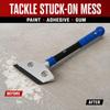 ToolUSA Heavy Duty Scraper | 11-1/2" (29.2 cm) Length | ABS Handle & Aluminum Shaft | 4" (10.2 cm) Steel Blade | Multi-Surface Cleaning & Scraping Solution view 4