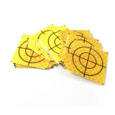 20PCS Yellow Reflector Sheet 50X50MM Reflective Tape Target for Total Stations