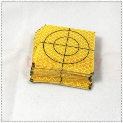 20PCS Yellow Reflector Sheet 40X40MM Reflective Target for Total Station
