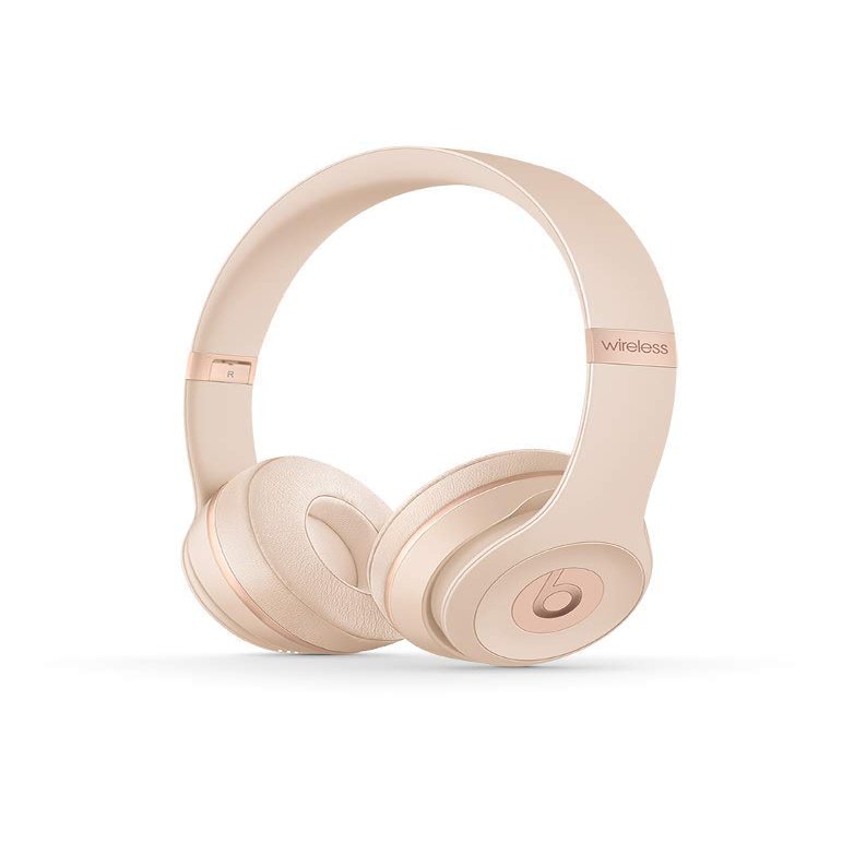 Beats Solo 3 Wireless On-Ear Headphones - Matte Gold (Renewed)