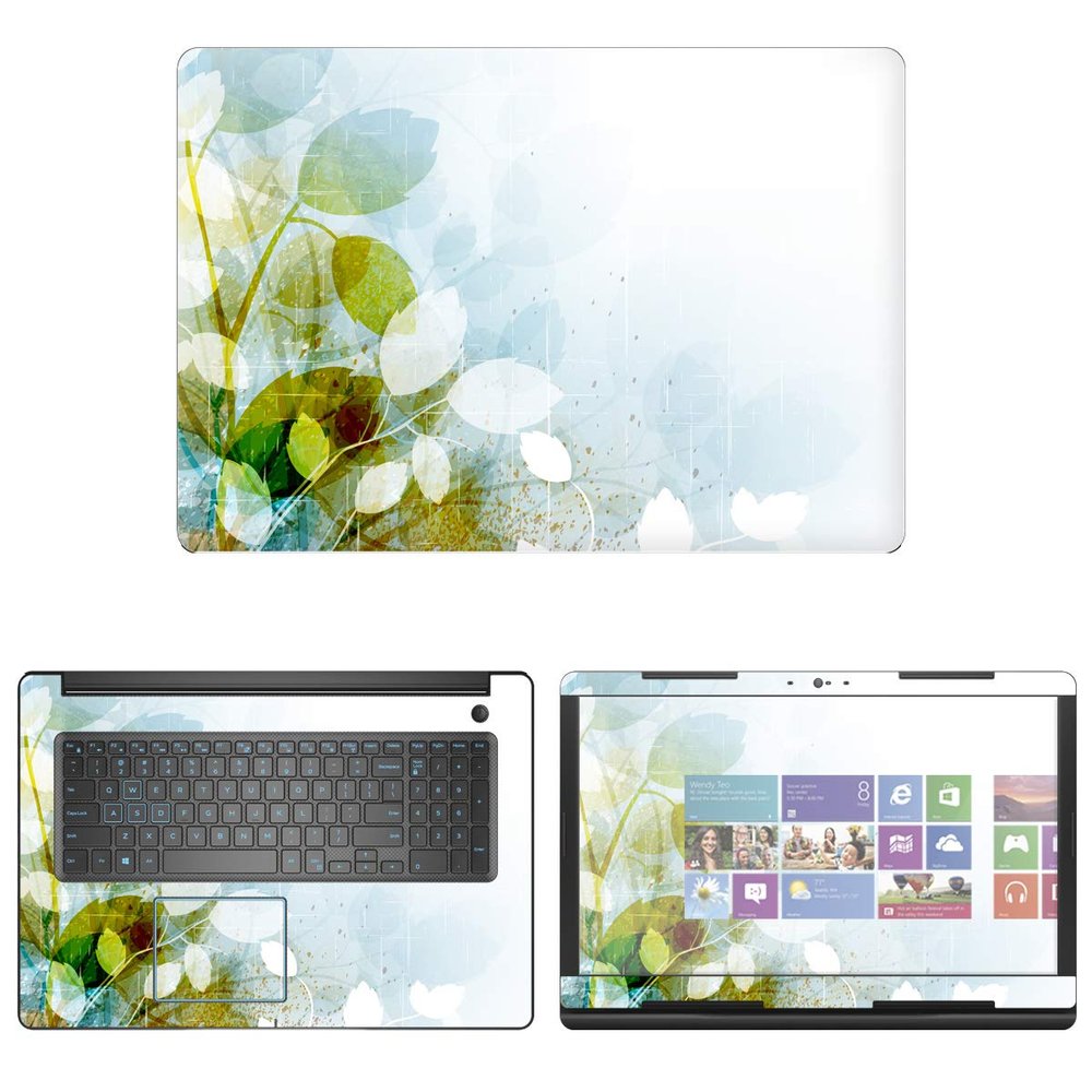 Decalrus - Protective Decal Floral Skin Sticker for Dell G3 17 3779 (17.3" Screen) case Cover wrap DEg317_3779-95