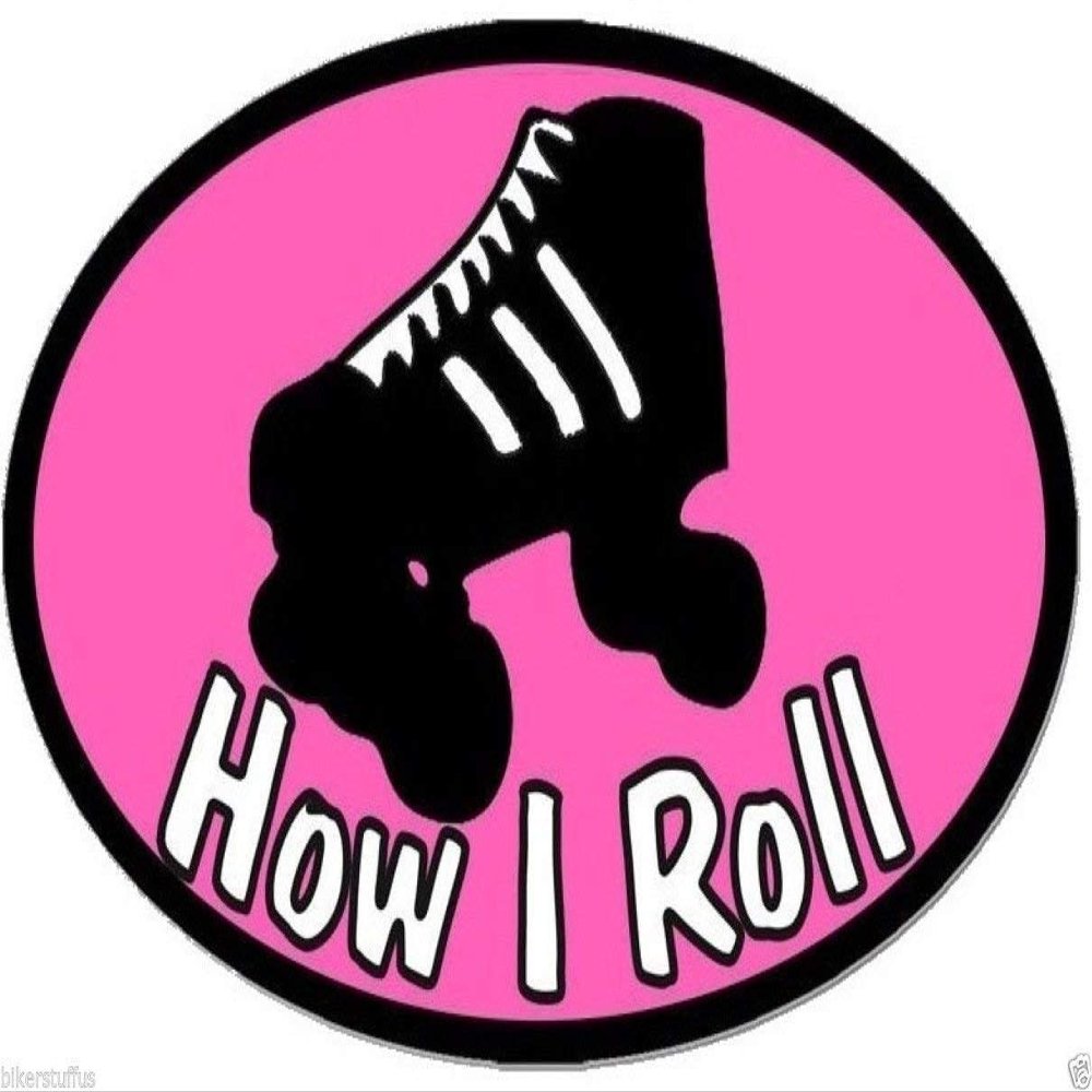 MFX Design How I Roll Helmet Sticker Decal Laptop Sticker Decal Toolbox Sticker Decal Hard Hat Sticker Decal Vinyl - Made in USA 3 in. x 2 in.