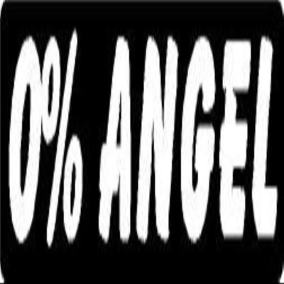 MFX Design 0% Angel Helmet Sticker Decal Hard Hat Sticker Decal Laptop Sticker Decal Vinyl - Made in USA 3.5 in. x 1 in.