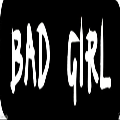 MFX Design Bad Girl Helmet Sticker Decal Hard Hat Sticker Decal Vinyl - Made in USA 3.5 in. x 1 in.