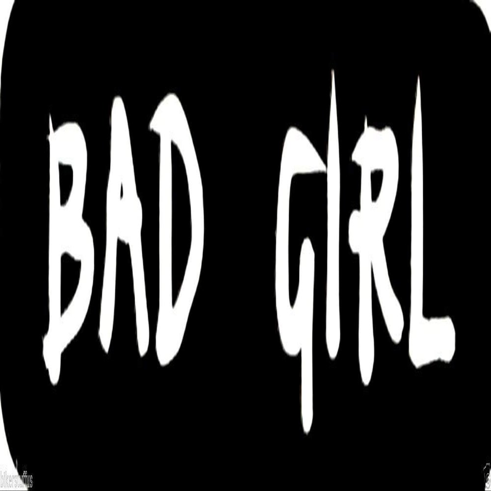 MFX Design Bad Girl Helmet Sticker Decal Hard Hat Sticker Decal Vinyl - Made in USA 3.5 in. x 1 in.