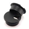 HJ Garden 2pcs 2 inch Desk Wire Cord Cable Grommets Hole Cover for Office PC Desk Cable Cord Organizer Plastic Cover Black view 1