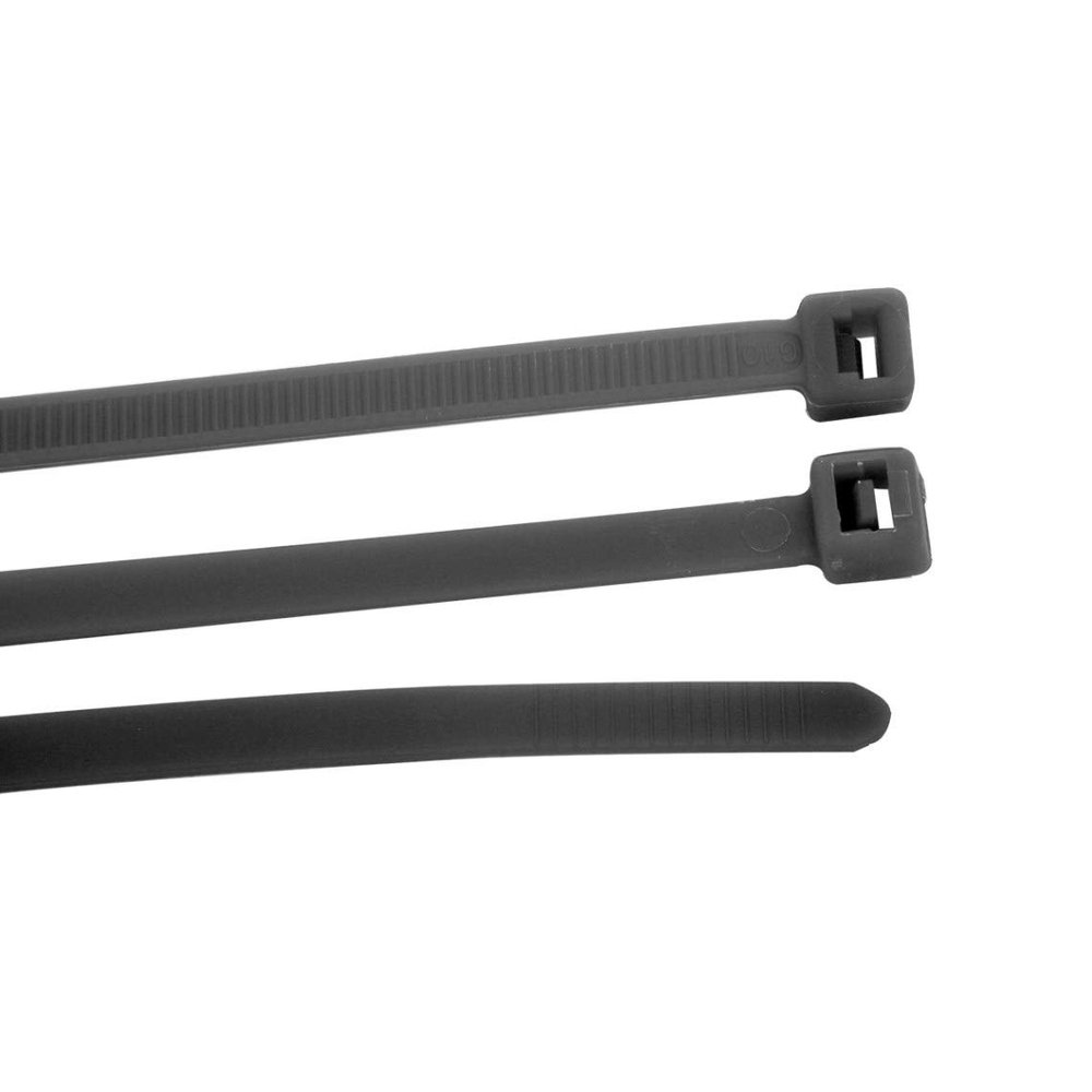 GG Grand General 63000 4 X3/32 inches Black Nylon Cable Zip Ties, 15pcs/Pkg