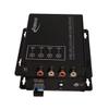 TRANSWAN 2 Ch 2 Way RCA Audio Over Fiber Extender to 20 Kilometers SMF / 2 Kilometers MMF, Line-Level Unbalanced Analog RCA Audio to Optic Fiber, with SFP Module view 2