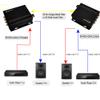 TRANSWAN 2 Ch 2 Way RCA Audio Over Fiber Extender to 20 Kilometers SMF / 2 Kilometers MMF, Line-Level Unbalanced Analog RCA Audio to Optic Fiber, with SFP Module view 4