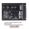 ChenYang MSATA  M.2 NGFF SATA SSD 2 in 1 Combo JBOD Adapter with 2.5" USB C Hard Drive Enclosure view 3