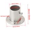 Pxyelec Stainless Steel Closet Rod Flange Holder, Pack of 4 view 2