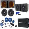 Rockville W12K6D4 V2 K6 Series Bundle: (2) 12" 2400W Peak/600W RMS Dual 4-Ohm Car Subwoofers, Krypton-M3 4000W Mono Amplifier, RDV12 Dual 12" Vented Subwoofer Enclosure, 5-Items view 1