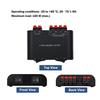 A ADWITS 2-Channel Speaker Switcher Selector Box with Terminal Claps 150W RMS per Channel, Black view 3