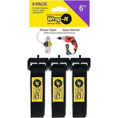Jjaamm LLC Strap Stretch 6" L 6PK