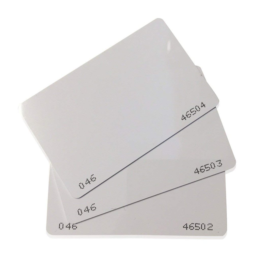 26 Bit Proximity CR80 Cards Weigand Prox Blank Printable Swipe Cards Compatable with ISOProx 1386 1326 H10301 Format Readers. Works with The vast Majority of Access Control Systems (100)