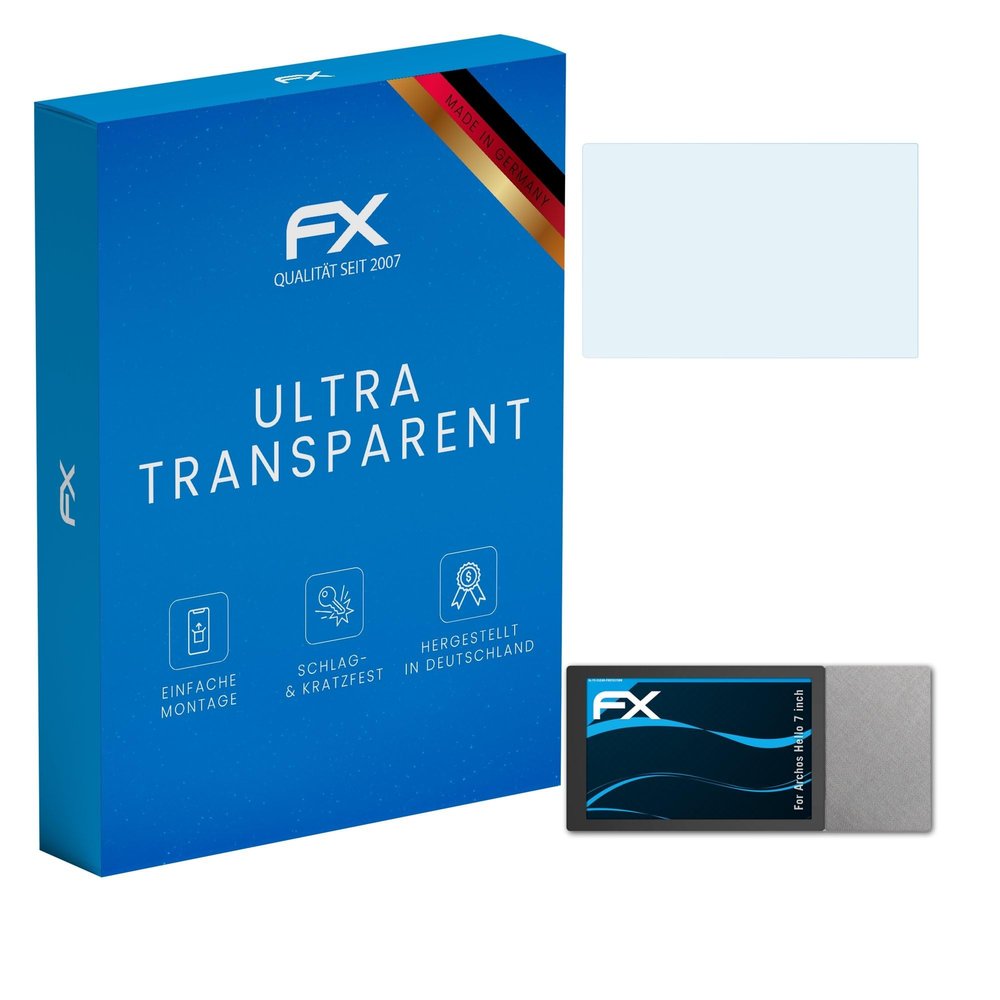 atFoliX Screen Protection Film compatible with Archos Hello 7 inch Screen Protector, ultra-clear FX Protective Film (3X)