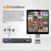 AVMATRIX MMV1630 Compact 1RU 16-Channel 3G-SDI Multiviewer with 16x16 3G-SDI Matrix Switcher, 2-3G-SDI & 1xHDMI Multiview Scaling Outputs with Audio, DC 12V 5A Power Adapter x2 view 2