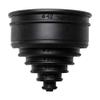 HELLERMANNTYTON 166-90238 Conduit End Cap, HelaGuard REC, 1" Dia, Flexible Rubber, Black view 1