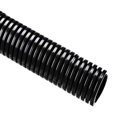 HELLERMANNTYTON 166-90200 Conduit, Nylon 6 (Polyamide 6), Black, 42.5 mm, HG-LW Series