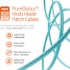 BEYONDTECH 2m (6.56ft) LC to LC Fiber Patch Cable  (2-Pack) UPC Multimode Duplex Fiber Optic Cable  50/125m core, Compatible with OM3  10G LSZH PUREOptics Series view 4