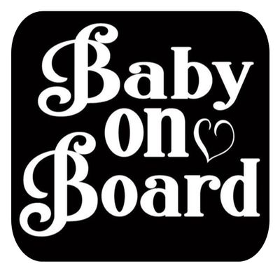 Baby on Board TP035 Vinyl 6" Decal Sticker Pregnant Baby on Board mom Motherhood