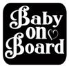 Baby on Board TP035 Vinyl 6" Decal Sticker Pregnant Baby on Board mom Motherhood view 1