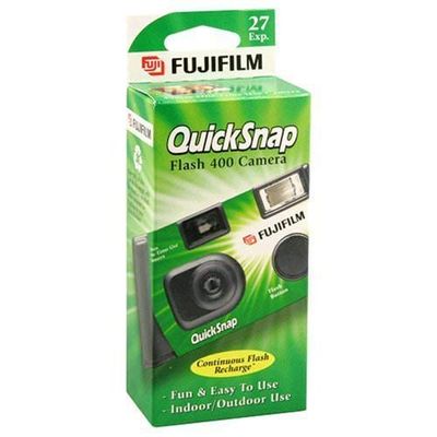 Fujifilm Quicksnap Flash 400 Single-Use Camera with Flash, Pack of 4