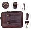 HC Covers Laptop Bag 17" Laptop and Tablet Bag Case Professional Briefcase Business Bag for Men Also Used in 4 Ways - Black Color view 2