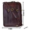 HC Covers Laptop Bag 17" Laptop and Tablet Bag Case Professional Briefcase Business Bag for Men Also Used in 4 Ways - Black Color view 3
