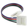 yan 10-Pack 10mm Solderless 4-Wire Connector Clip for 5050 RGB LED Strip Light Power view 1