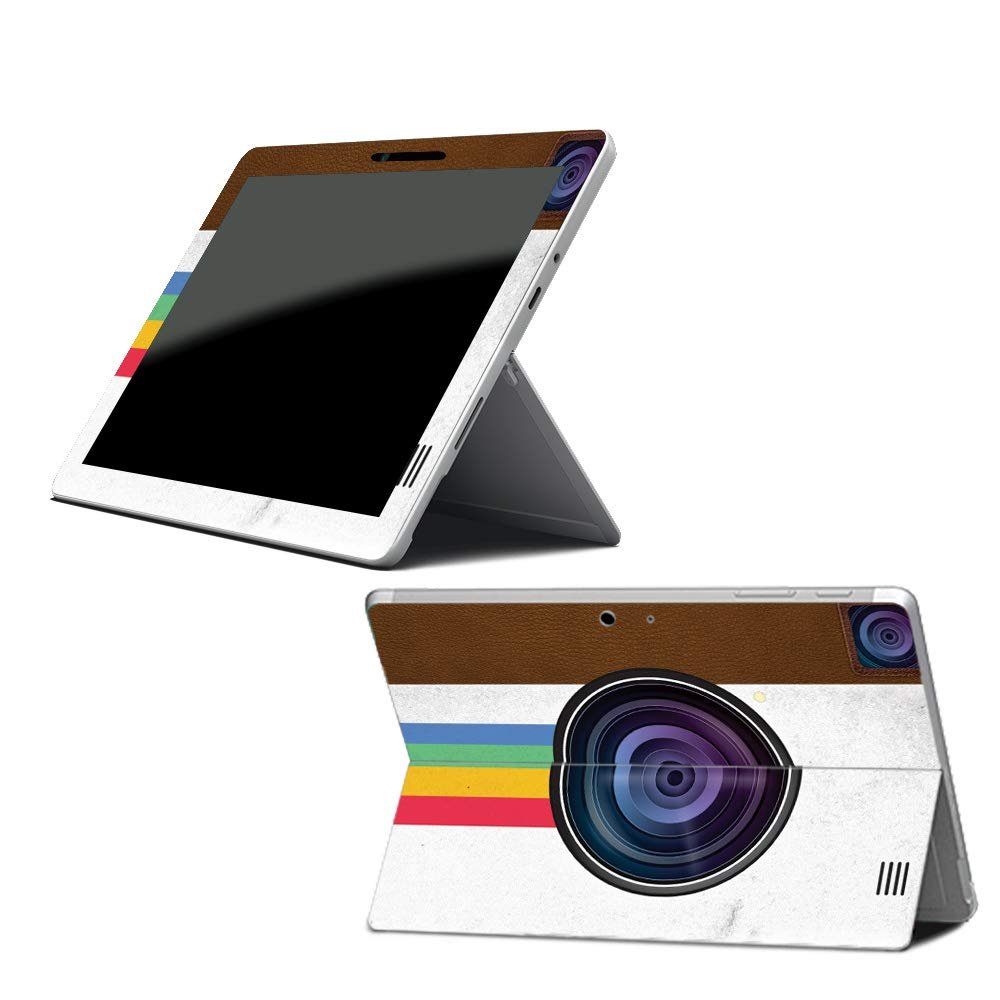 MightySkins Skin Compatible with Microsoft Surface Go - Vintage Polaroid | Protective, Durable, and Unique Vinyl Decal wrap Cover | Easy to Apply, Remove, and Change Styles | Made in The USA