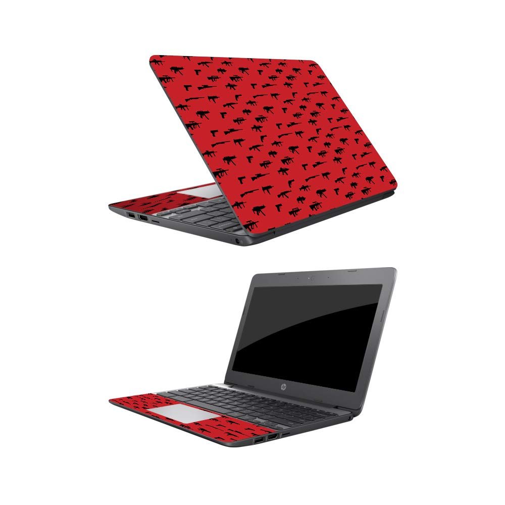 MightySkins Skin Compatible With HP Chromebook 11 (2018) 11.6" - Guns | Protective, Durable, and Unique Vinyl Decal wrap cover | Easy To Apply, Remove, and Change Styles | Made in the USA