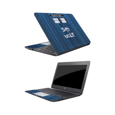 MightySkins Skin Compatible with HP Chromebook 11 (2018) 11.6" - Time Lord Box | Protective, Durable, and Unique Vinyl Decal wrap Cover | Easy to Apply, Remove, and Change Styles | Made in The USA