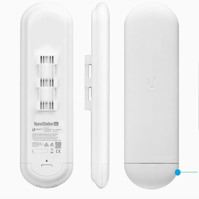 NanoStation AC NS-5AC-US 5 GHz Airmax AC CPE Dedicated Wi-Fi Radio for Management 450+ Mbps (2 Pack)