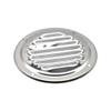 MARINE CITY Round Louvered Vent, 304 Grade Stainless Steel, 6 Inches, Durable and Weather-Resistant, for Roofing, Soffit Vents, Yachts, Caravan (Pack of 1) view 1