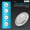 MARINE CITY Round Louvered Vent, 304 Grade Stainless Steel, 6 Inches, Durable and Weather-Resistant, for Roofing, Soffit Vents, Yachts, Caravan (Pack of 1) view 3