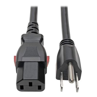 TRIPP LITE Power Extension Cord 5-15P to Locking C13 M/F 18 AWG 10A 6ft