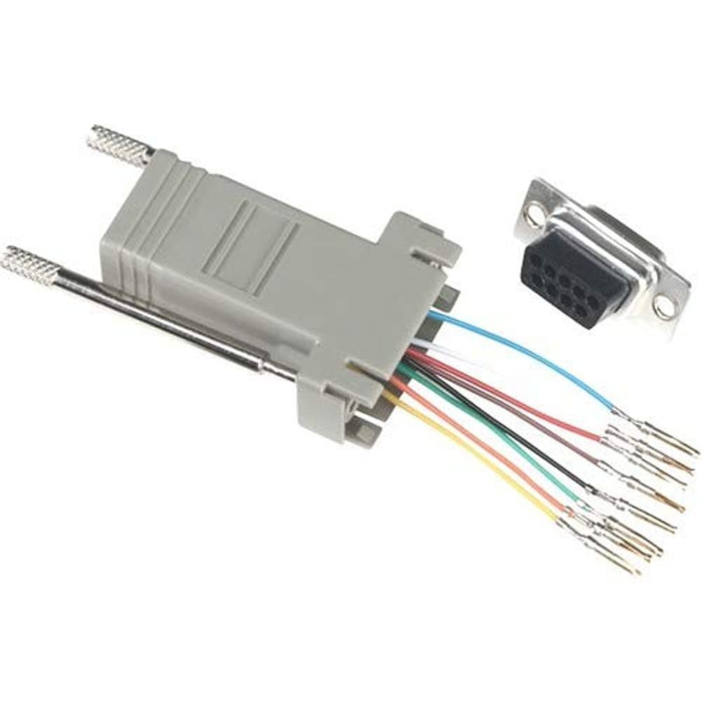 Black box Corporation 8-Wire Modular Adapter KIT DB9FEMALE to RJ45 Female
