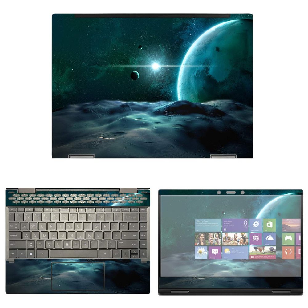 Decalrus - Protective Decal Space Skin Sticker for HP Envy X360 13M-AG0001DX (13.3" Screen) case Cover wrap HPenvy13M_AG0001dx-152