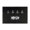 Tripp Lite 4 Port USB Switch, USB 3.0 Peripheral Switch, SuperSpeed 5 Gbps, Black, 3 Year Warranty (U359-004) view 3