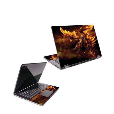 MightySkins Skin Compatible with Lenovo Flex 6 14" (2018) - Golden Dragon | Protective, Durable, and Unique Vinyl Decal wrap Cover | Easy to Apply, Remove, and Change Styles | Made in The USA