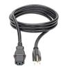 Tripp Lite Computer Power Cord (NEMA 5-15P to C13 Power Cord), Heavy Duty, Locking C13 Connector, 15A, 125V, 14AWG, 6 ft. (P007-L06), Black view 2