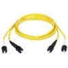 Black Box Corporation 5M (16.4FT) LCLC YL OS2 SM Fiber Patch Cable INDR Zip OFNR view 1