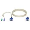 BLACK BOX CORPORATION KVM CPU CABLE VGA PS/2 EC & DT- SERIES 10FT CABLES I/O DEVICE CABLES view 1