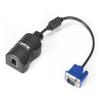 Black Box Wizard Multimedia Extender LP Receiver - 500 ft Range - 1 x Network (RJ-45) - 1 x VGA Out - WUXGA - 1900 x 1200 - Twisted Pair - Category 8 view 1