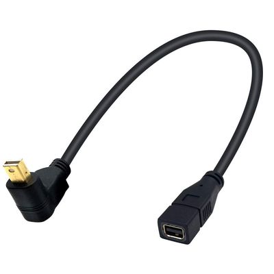 Duttek 90 Degree Mini DisplayPort Extension Cable 1ft/30cm, UP Angled Mini Displayport Male to Female Cable for iMac & LED Cinema Display