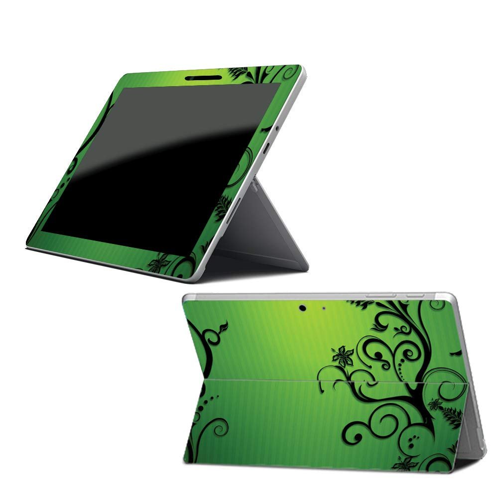 MightySkins Skin Compatible with Microsoft Surface Go - Floral Flourish | Protective, Durable, and Unique Vinyl Decal wrap Cover | Easy to Apply, Remove, and Change Styles | Made in The USA