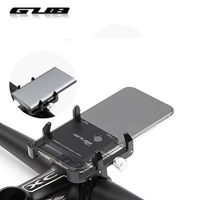 GUB PRO3 Aluminum Alloy Bicycle Mobile Phone Holder Motorcycle Electric Vehicle Phone Rechargeable Treasure Mount-Titanium