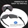 BLAZERBUCK Replacement Sock Kits Earsocks & Nosepieces for Oakley Radar EV Series Sunglasses - Black + Black view 2